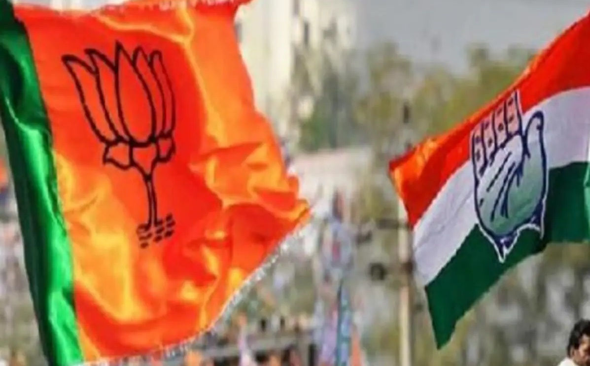 Congress rocked in Gujarat ahead of local body elections BJP accused of dirty politics