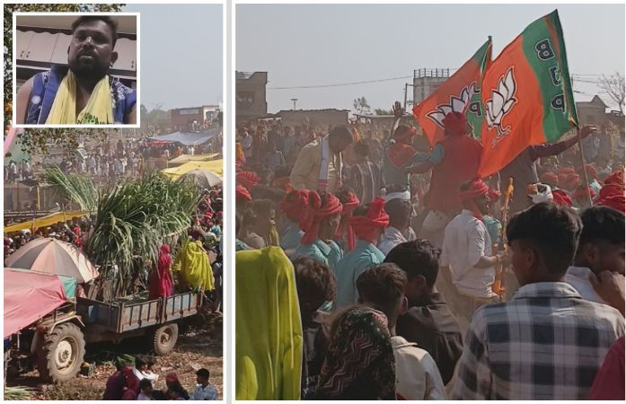 Political row erupts at Bhungaria fair in Chhotaudepur over display of party flags