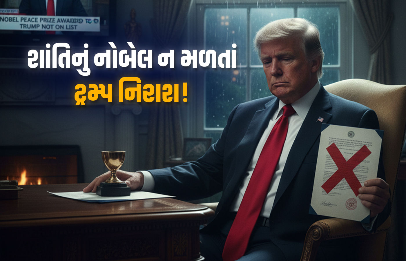 'હું અસલ હકદાર, નોબેલ જીતનાર મારિયા મચાડોએ પણ સ્વીકાર્યું...', ડોનાલ્ડ ટ્રમ્પનું દર્દ છલકાયું 1 - image