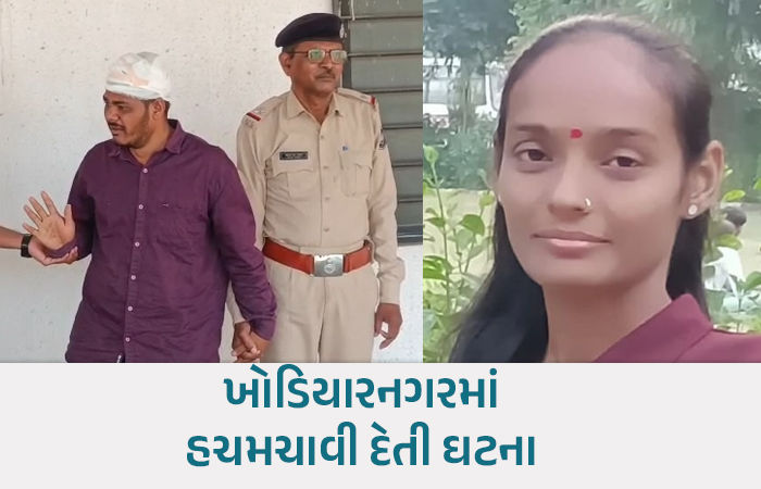 અમદાવાદમાં પતિએ જાહેરમાં પત્ની પર છરી વડે કર્યો જીવલેણ હુમલો, મહિલા ગંભીર, ગણતરીના કલાકોમાં આરોપી પકડાયો 1 - image
