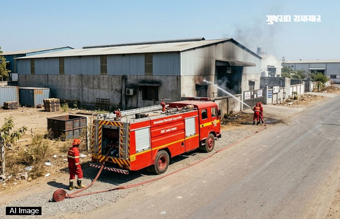Ahmedabad Fire Brigade charges
