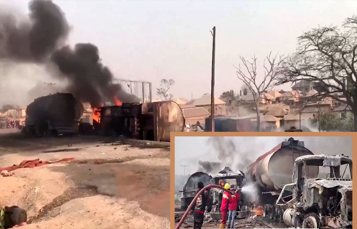 નાઈજીરિયામાં ગેસોલિન ટેન્કરમાં પ્રચંડ વિસ્ફોટ, 70 જીવતા ભડથું, ફ્યુલની ચોરી કરતાં બની ઘટના 1 - image