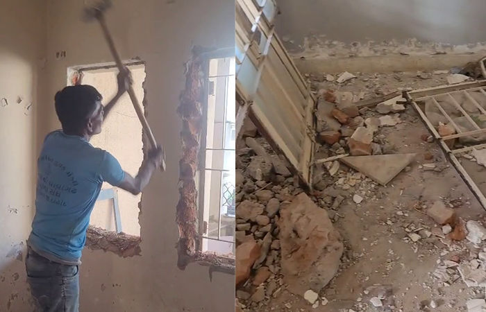 અમદાવાદ: સ્નેહાંજલિ સોસાયટીમાં ડિમોલિશન મુદ્દે હંગામો, ઘર બચાવવા મહિલા 2.50 લાખ ખર્ચીને આવી 2 - image