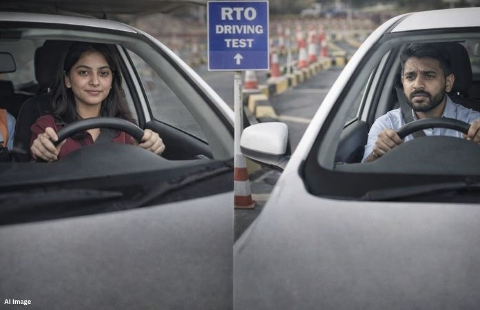 પુરુષો કરતા મહિલાઓનું ડ્રાઈવિંગ ચઢિયાતું! કારના ટ્રેક ટેસ્ટમાં પાસ થવાનું પ્રમાણ વધારે 1 - image