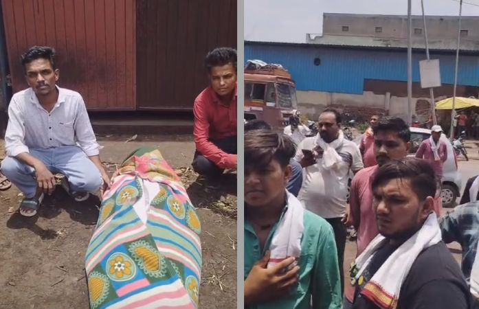અમદાવાદ: નરોડા GIDCમાં આગની દુર્ઘટનામાં શ્રમિકનું મોત, ન્યાય માટે પરિવારજનો મૃતદેહ લઈને કંપનીએ પહોંચ્યા 1 - image