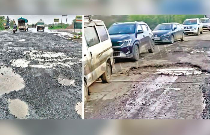 Travellers in distress after Valsad stretch of Ahmedabad Mumbai highway washed away