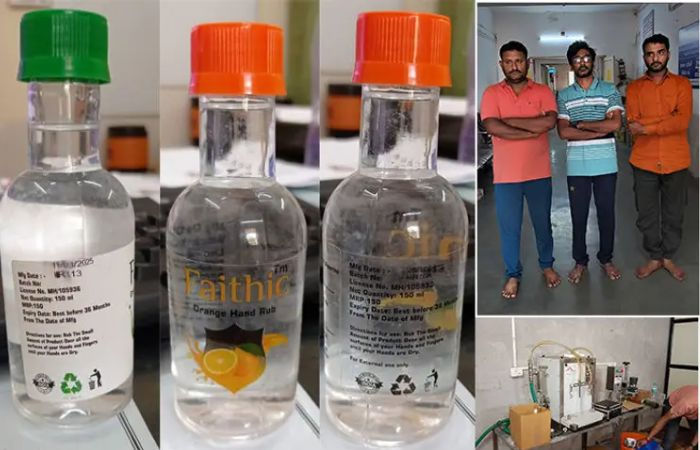 Illicit alcohol sold as hand sanitiser in Devbhumi Dwarka 3 arrested