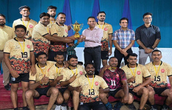 રેલવેની વોલીબોલ ચેમ્પિયનશિપમાં વડોદરા વિભાગની હેટ્રિક જીત 1 - image