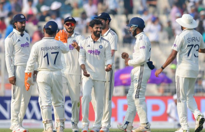 કોલકાતા ટેસ્ટ: રવીન્દ્ર જાડેજા સામે આફ્રિકન બેટર્સ ઘૂંટણીયે, બીજી ઈનિંગમાં ટીમ ઈન્ડિયાનું કમબેક 1 - image