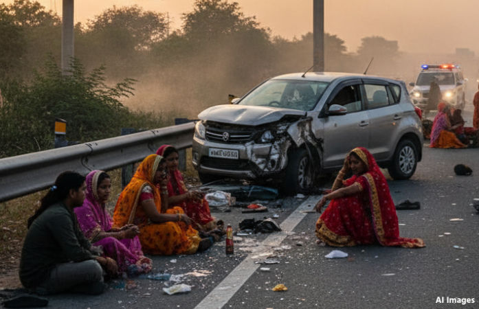 નવરાત્રિમાં ગુજરાતમાં વાહન અકસ્માતનો આંકડો વધ્યો, દરરોજ સરેરાશ 405 વ્યક્તિ ઈજાગ્રસ્ત 1 - image