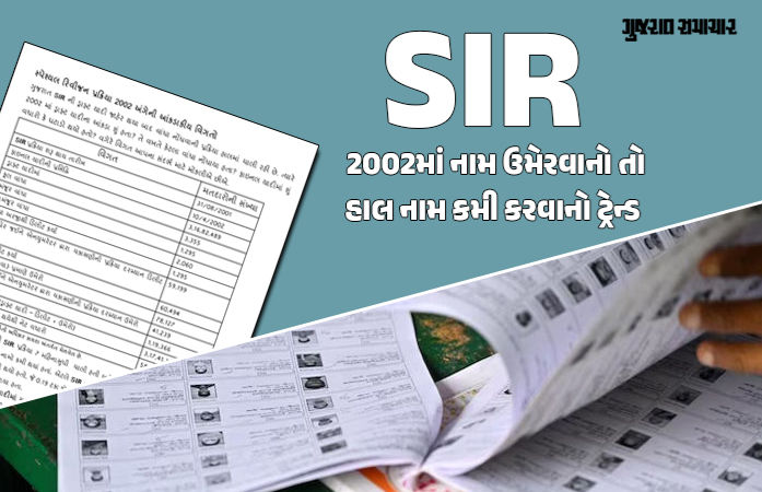 ગુજરાતમાં SIR મુદ્દે રાજકીય 'ગજગ્રાહ': 2002માં નામ ઉમેરવાનો ટ્રેન્ડ, તો અત્યારે 'નામ કમી'ની બબાલ! RTIના ચોંકાવનારા આંકડા 1 - image