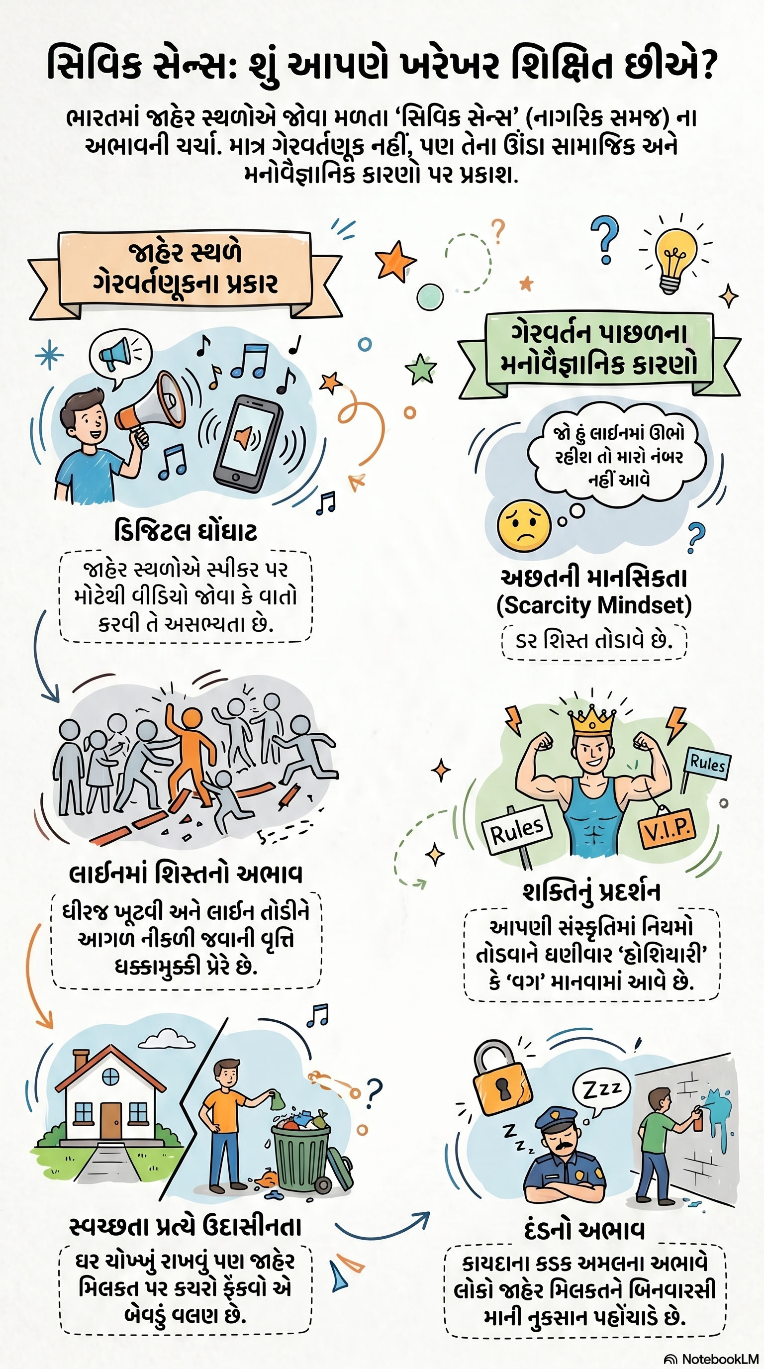 Explainer: શિક્ષિત થયા પણ 'સંસ્કારી' નહીં, જાણો ભારતીયોમાં સિવિક સેન્સના અભાવના કારણો શું હોઈ શકે 2 - image
