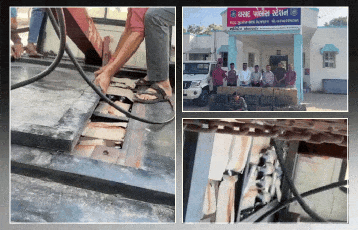 દારૂની હેરાફેરીનો નવો કીમિયો! વાવ-થરાદમાં ટોઇંગ ક્રેનના ગુપ્ત ખાનામાંથી ઝડપાયો 17 લાખનો જથ્થો, પોલીસ પણ સ્તબ્ધ 1 - image