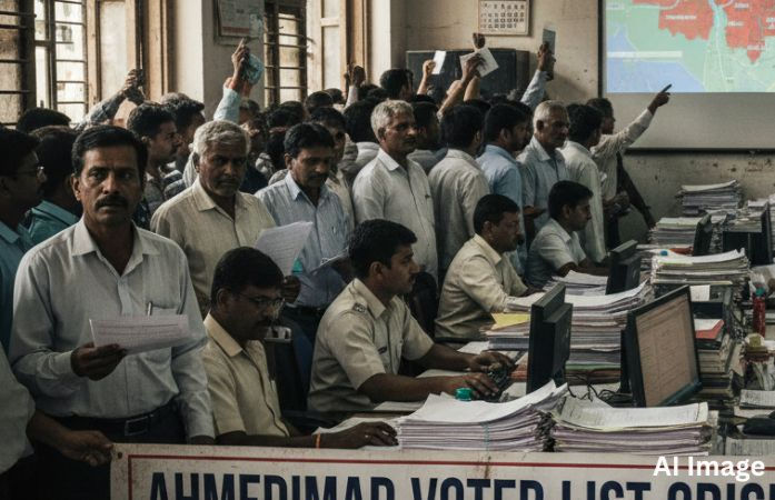 રાજ્યના 12 ટકા મતદારો ધરાવતા અમદાવાદમાં 10 લાખથી વધુ વોટર્સનો 'પત્તો' મળતો નથી 1 - image