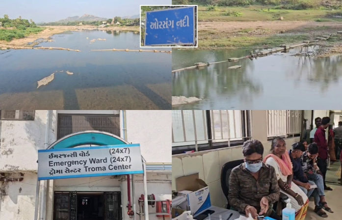 છોટાઉદેપુરમાં તંત્રના પાપે 120થી વધુ લોકો બીમાર પડ્યા! ગટરનું પાણી નદીમાંથી થઈને ઘરોના નળ સુધી પહોંચ્યું 1 - image