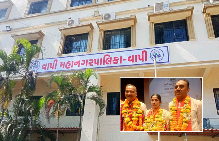 વાપી મહાનગરપાલિકાના મેયર અને ડે.મેયર બિનહરિફ ચૂંટાયા : કારોબારી સમિતિના ચેરમેન, પક્ષના નેતા, દંડકની પણ નિયુક્તિ 1 - image