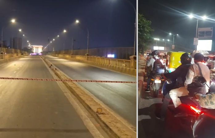 શહેરમાં ટ્રાફિક વ્યવસ્થા વકરી, સારંગપુર-અસારવા અને હવે સુભાષ બ્રિજને લીધે મોટાભાગના રસ્તા બંધ 1 - image