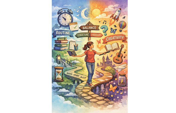 A Teen's Guide to Balancing Routine and Creativity 1 - image