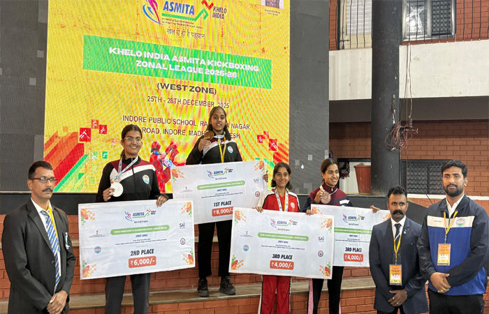 ખેલો ઇન્ડિયા અસ્મિતા કિકબોક્સિંગ ઝોનલ લીગમાં ગુજરાતની દીકરીઓનો દબદબો 2 - image