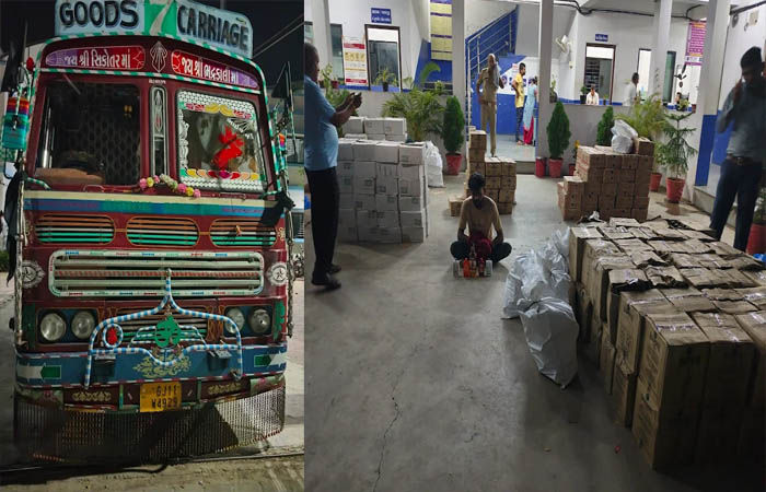 ફાજલપુર નજીક ટ્રકમાં ડુંગળીની આડમાં લવાતો 15 લાખનો દારૂ પકડાયો 1 - image