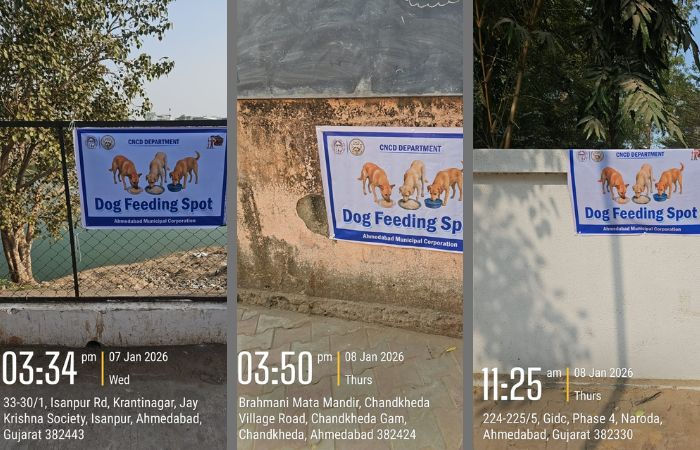 અમદાવાદીઓ સાવધાન! જાહેર રોડ પર શ્વાનને ખવડાવ્યું તો થશે દંડ, AMCએ નક્કી કર્યા 100 'ફિડિંગ સ્પોટ' 2 - image