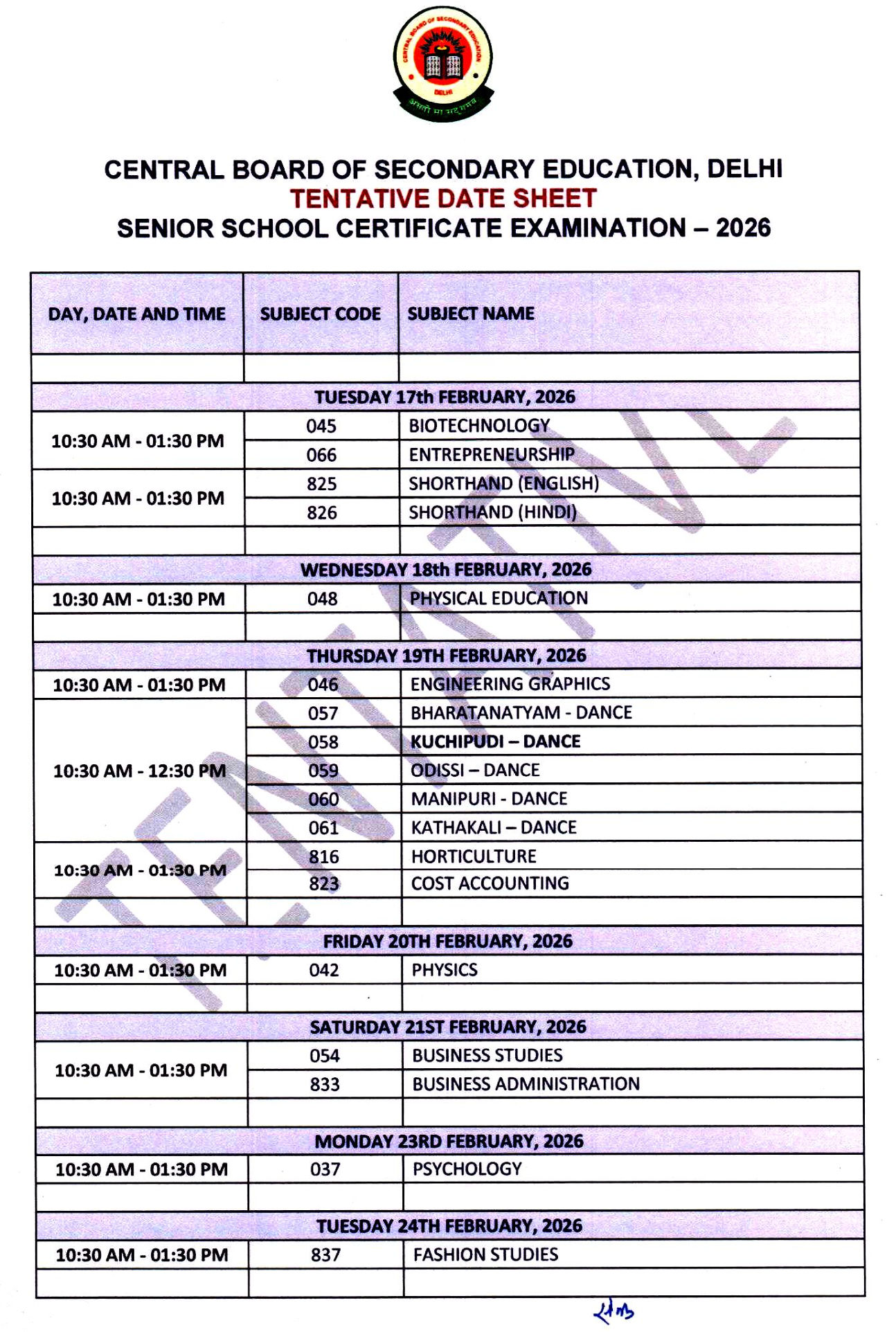 CBSEના વિદ્યાર્થીઓ માટે મોટા સમાચાર: ધો. 10-12ની પરીક્ષાની સંભવિત તારીખ જાહેર કરી 7 - image