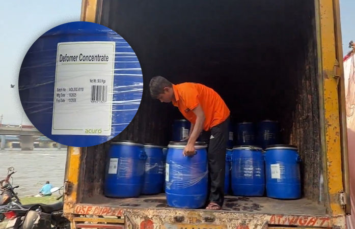 AAP questions BJP on defoamer use to Yamuna