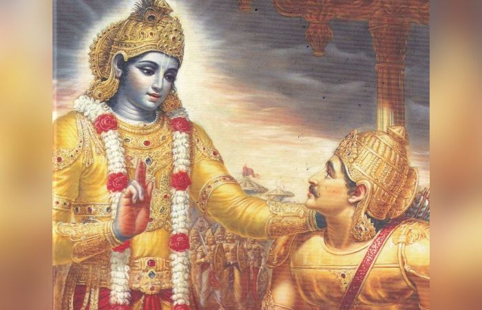 Bhagavad Gita chapters added to first language for Class 9 12 including in Urdu GSHSEB books