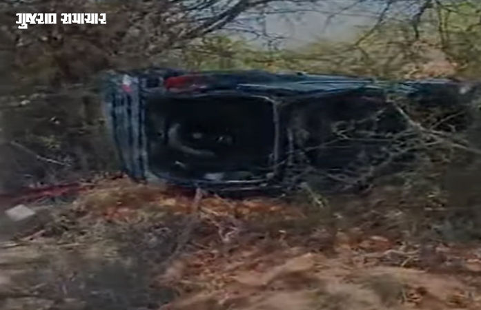 Car Accident on Jetpur-Rapar Road