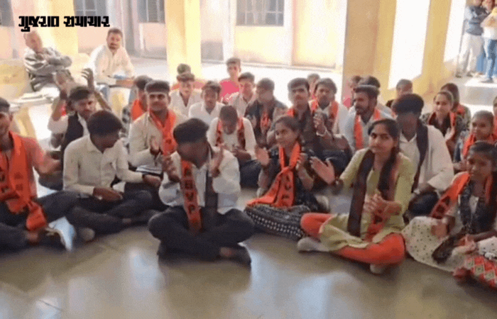 છોટાઉદેપુર: નસવાડીમાં કન્યા છાત્રાલય પુરુષ વોર્ડનના ભરોસે! શિક્ષણ વિભાગની કચેરી ગજવી વિદ્યાર્થીઓ ધરણા પર બેઠા 3 - image