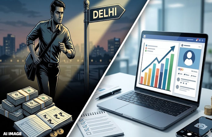 AAP ફંડિંગ કેસ: મુખ્ય સૂત્રધાર દિલ્હી ફરાર