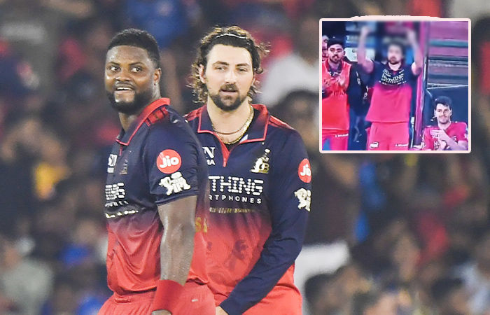 VIDEO : IPLમાં વિવાદ, MI સામે જીત બાદ RCB સ્ટાર ટિમ ડેવિડનો અશ્લીલ ઈશારો? 1 - image