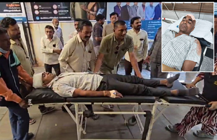 અમરેલીઃ દામનગરમાં ધારાસભ્યની હાજરીમાં ભાજપના મહા મંત્રી પર હુમલો કરનાર આરોપી ઝડપાયો 3 - image
