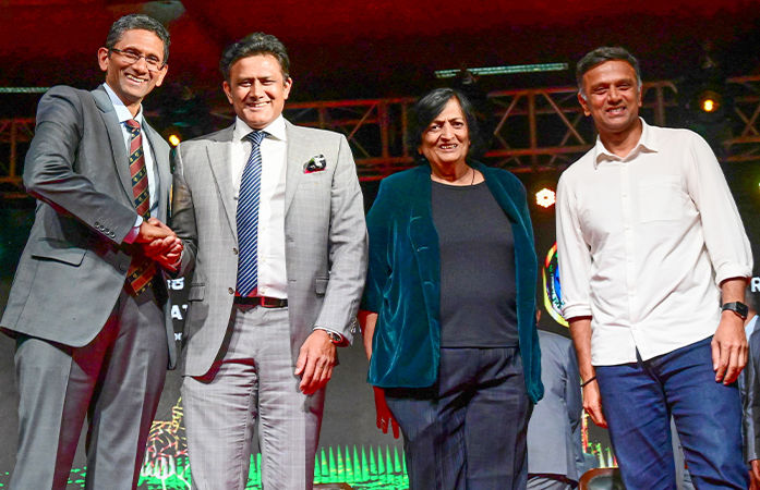 Rahul Dravid and Anil Kumble