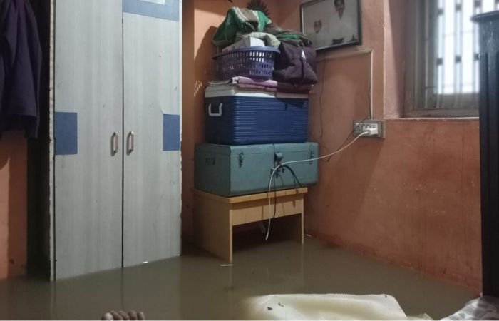 Homes flooded in Banaskantha