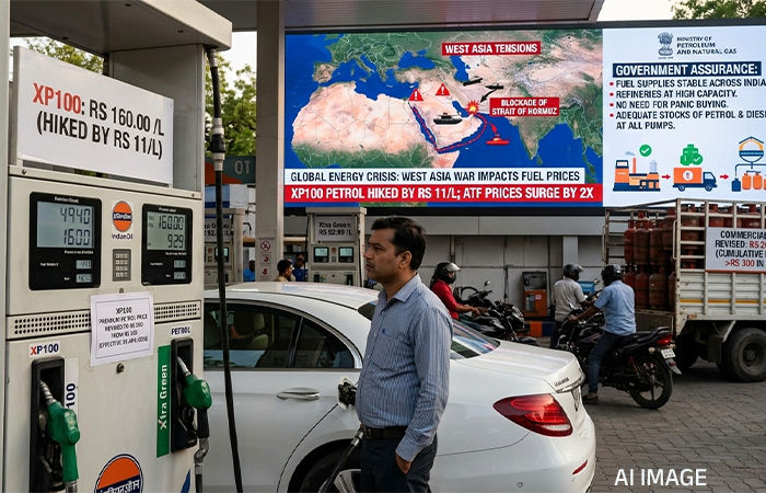 મોંઘવારીનો ડબલ ડોઝ: પ્રીમિયમ પેટ્રોલ અને ડીઝલના ભાવ આકાશ આંબ્યા, સરકારે કહ્યું પૂરતો સ્ટૉક ઉપલબ્ધ 1 - image