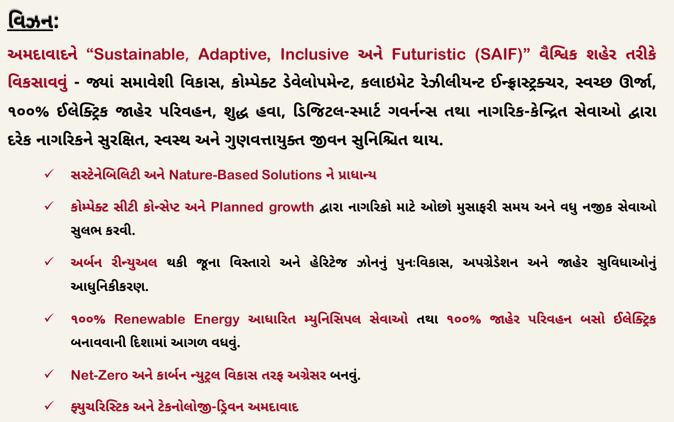 અમદાવાદ: ચૂંટણીના વર્ષમાં AMCનું ₹17,018 કરોડનું ડ્રાફ્ટ બજેટ રજૂ, નવા સ્પોર્ટ્સ કોમ્પ્લેક્સ-એલિવેટેડ કોરિડોરની જોગવાઈ 2 - image