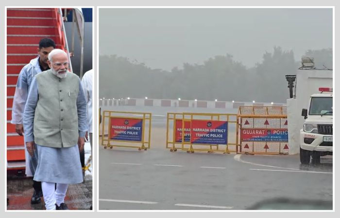 કેવડિયામાં વડાપ્રધાન મોદીએ રૂ.1220 કરોડના પ્રોજેક્ટ્સનું કર્યું લોકાર્પણ-ખાતમુહૂર્ત, 25 નવી ઈ-બસોને આપી લીલીઝંડી 2 - image