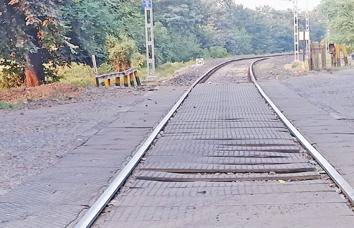 રેલવે ટ્રેક વચ્ચેની રબરની સીટ્સ બેસી જવાના લીધે અકસ્માતનો ભય 1 - image