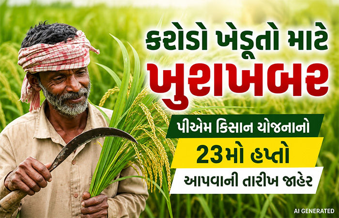 ખેડૂતોના એકાઉન્ટમાં આવશે નાણાં, પીએમ કિસાન યોજનાનો 23મો હપ્તો આપવાની તારીખ જાહેર 1 - image