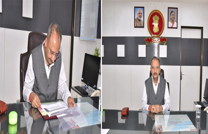 જામનગરના જિલ્લા કલેક્ટર તરીકે પી.બી. પંડ્યાએ પદભાર સંભાળ્યો 1 - image