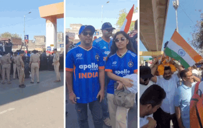 LIVE: અમદાવાદમાં વર્લ્ડ કપનો ફાઈનલ જંગ- સ્ટેડિયમ બહાર ક્રિકેટ અને ભક્તિનો અનોખો સંગમ, પોલીસનો લોખંડી બંદોબસ્ત 3 - image