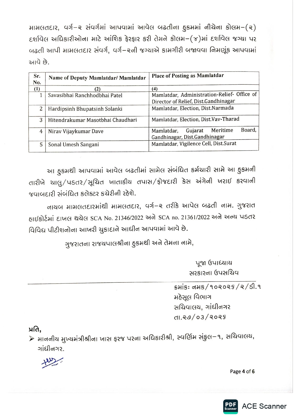 ગુજરાત વહીવટી તંત્રમાં મોટા ફેરફાર: IAS, GAS અને મહેસૂલ વિભાગમાં મોટાપાયે બદલી-બઢતી 7 - image