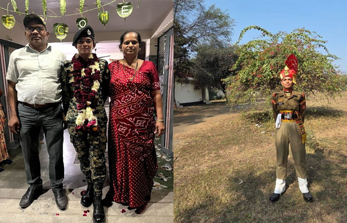 જામનગરની ખેડૂતપુત્રી મિરલબેન મોલિયાની BSFમાં પસંદગી : દેશની સરહદ પર દુશ્મનોનો સામનો કરવા સજ્જ 1 - image