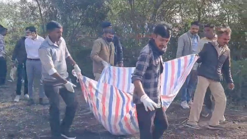 અમરેલી: ધારીના ભાડેર ગામની વાડીની જમીનમાંથી મળ્યું માનવ કંકાલ, હત્યાની આશંકાથી તપાસ તેજ 3 - image