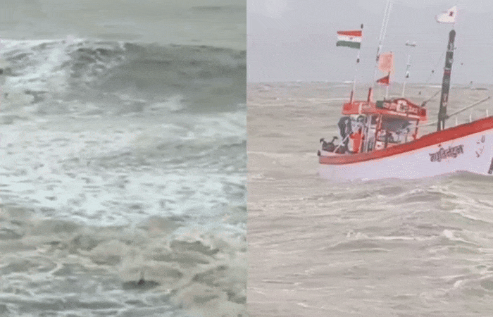 Nowcast: સૌરાષ્ટ્ર અને દક્ષિણ ગુજરાતના 15 જિલ્લામાં સાંજે 7 વાગ્યા સુધી રેડ ઍલર્ટ, હવામાન વિભાગની આગાહી 4 - image