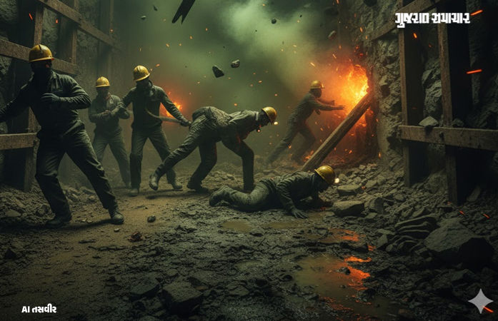 નાઈજીરિયામાં મોટી દુર્ઘટના: ખાણમાં ઝેરી ગેસ લીકેજ થતાં બ્લાસ્ટ, 37 શ્રમિકોના મોત, અનેક ઘાયલ 1 - image