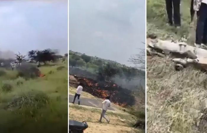 IAF’s Jaguar fighter jet crashes near Churu in Rajasthan