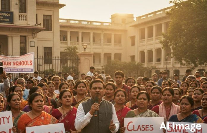 SIRમાં BLO ના મોબાઈલ નંબર જાહેર કરાતા મહિલા કર્મીઓ પરેશાન, અનેક શાળામાં બાળકો શિક્ષક વગરના થયા! 1 - image