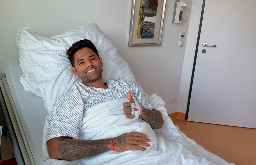 India T20I captain Suryakumar Yadav on road to recovery following hernia surgery